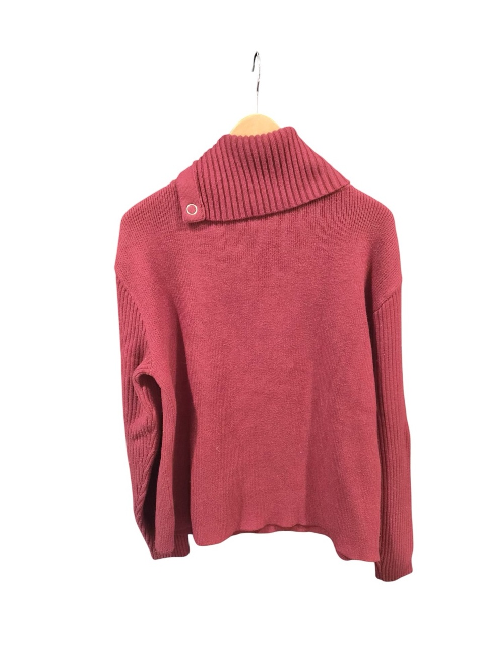 Cabi | Turtleneck Sweater in Burgundy | Size Large - Picture 6 of 6